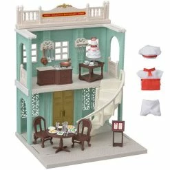 SYLVANIAN FAMILIES TOWN DELICIOUS RESTAURANT GREEN -dolls store 1572 1519197744719 1