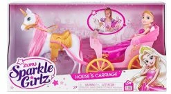Zuru SPARKLE GIRLZ PRINCESS DOLL WITH HORSE & CARRIAGE