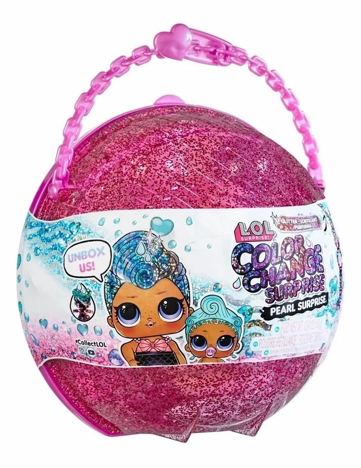 LOL SURPRISE GLITTER COLOR CHANGE PEARL SURPRISE PINK 1 LOL SURPRISE GLITTER COLOR CHANGE PEARL SURPRISE PINK