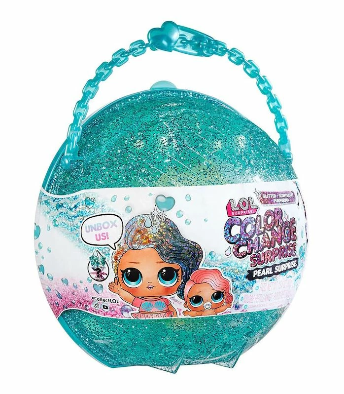 LOL SURPRISE GLITTER COLOR CHANGE PEARL SURPRISE GREEN 1 LOL SURPRISE GLITTER COLOR CHANGE PEARL SURPRISE GREEN