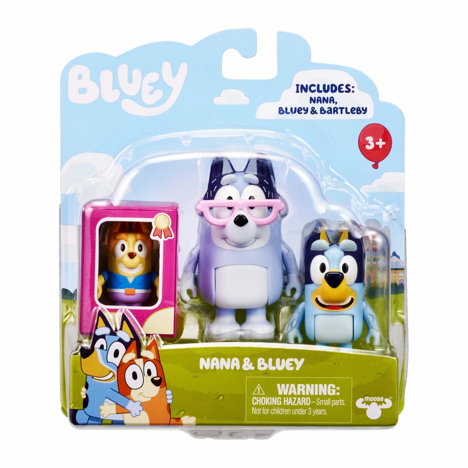 BLUEY FIGURE 2 PACK NANA AND BLUEY