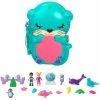 POLLY POCKET BIG POCKET WORLD OTTER AQUARIUM COMPACT