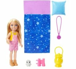 BARBIE DOLL AND ACCESSORIES CHELSEA CAMPING PLAYSET