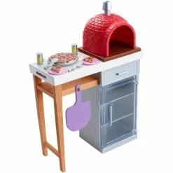 BARBIE FURNITURE PIZZA OVEN -dolls store 1 0709bce3 2cbc 440b 8226 8fc85ba7fdbd