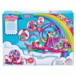 KINDI KIDS MINIS RAINBOW UNICORN CARNIVAL PLAYSET -dolls store 50146 KKS MINIS S2 RNBW UCRN CRNVL B FEP