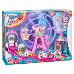 KINDI KIDS MINIS RAINBOW UNICORN CARNIVAL PLAYSET