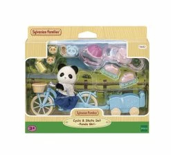 SYLVANIAN FAMILIES CYCLE & SKATE SET - PANDA GIRL