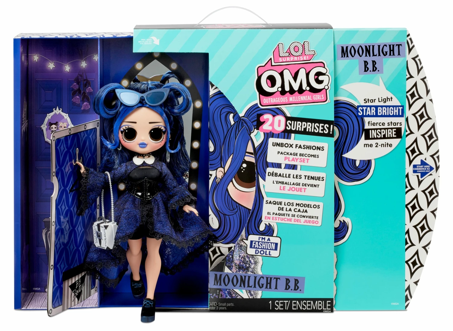 LOL SURPRISE O.M.G. CORE DOLL SERIES 4.5 MOONLIGHT B.B. 8 LOL SURPRISE O.M.G. CORE DOLL SERIES 4.5 MOONLIGHT B.B. - Image 8