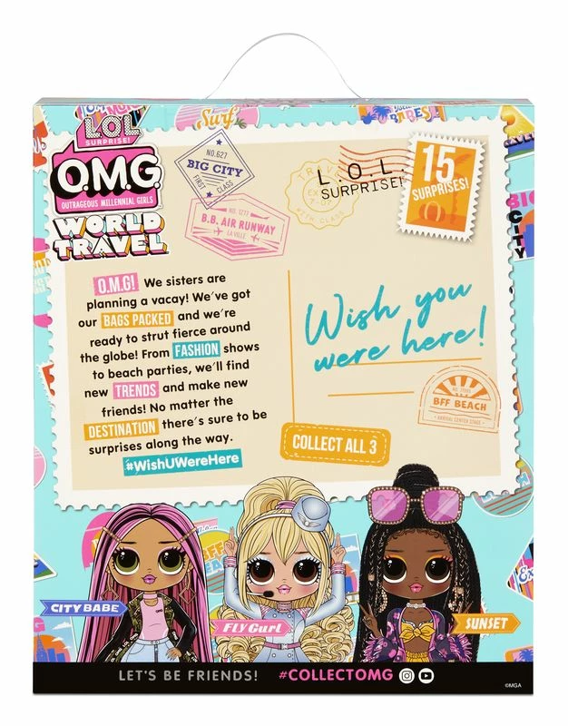 LOL SURPRISE O.M.G. WORLD TRAVEL DOLL SUNSET 9 LOL SURPRISE O.M.G. WORLD TRAVEL DOLL SUNSET - Image 9