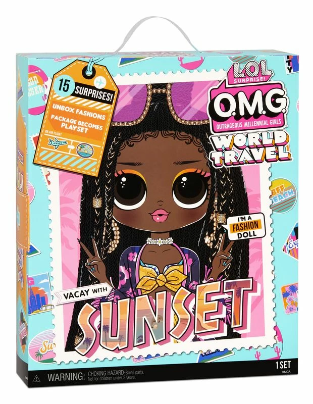 LOL SURPRISE O.M.G. WORLD TRAVEL DOLL SUNSET 10 LOL SURPRISE O.M.G. WORLD TRAVEL DOLL SUNSET - Image 10