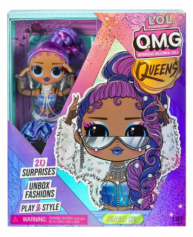 LOL SURPRISE O.M.G. QUEENS DOLL RUNWAY DIVA 1 LOL SURPRISE O.M.G. QUEENS DOLL RUNWAY DIVA