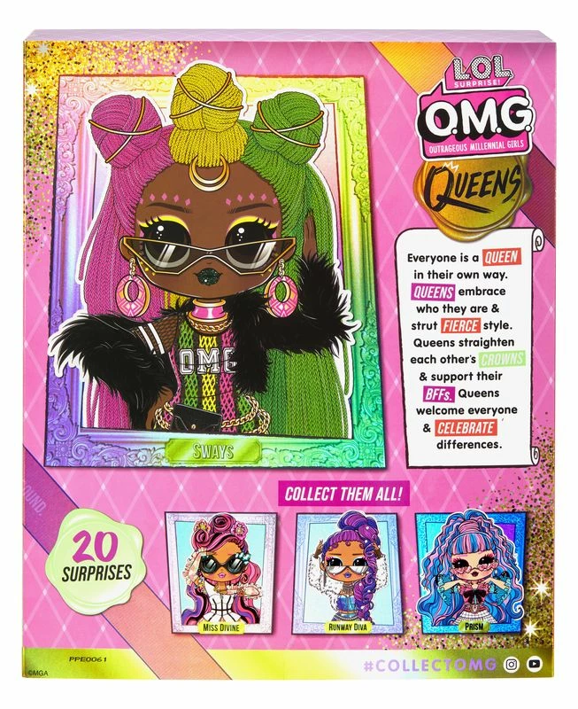 LOL SURPRISE O.M.G. QUEENS DOLL SWAYS 2 LOL SURPRISE O.M.G. QUEENS DOLL SWAYS - Image 2
