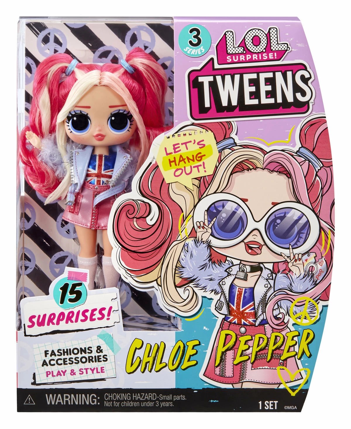 LOL SURPRISE TWEENS DOLL SERIES 3 CHLOE PEPPER