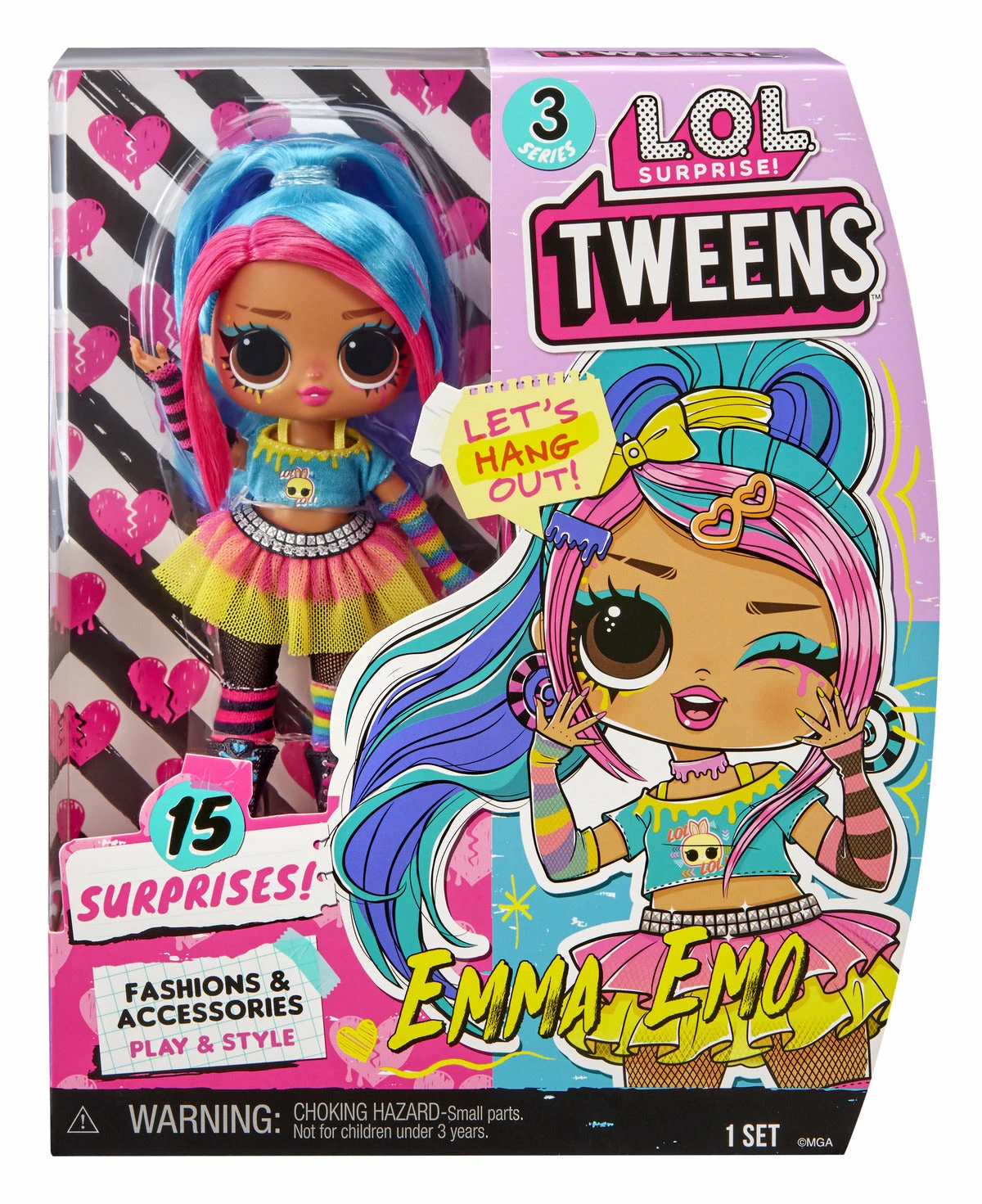 LOL SURPRISE TWEENS DOLL SERIES 3 EMMA EMO