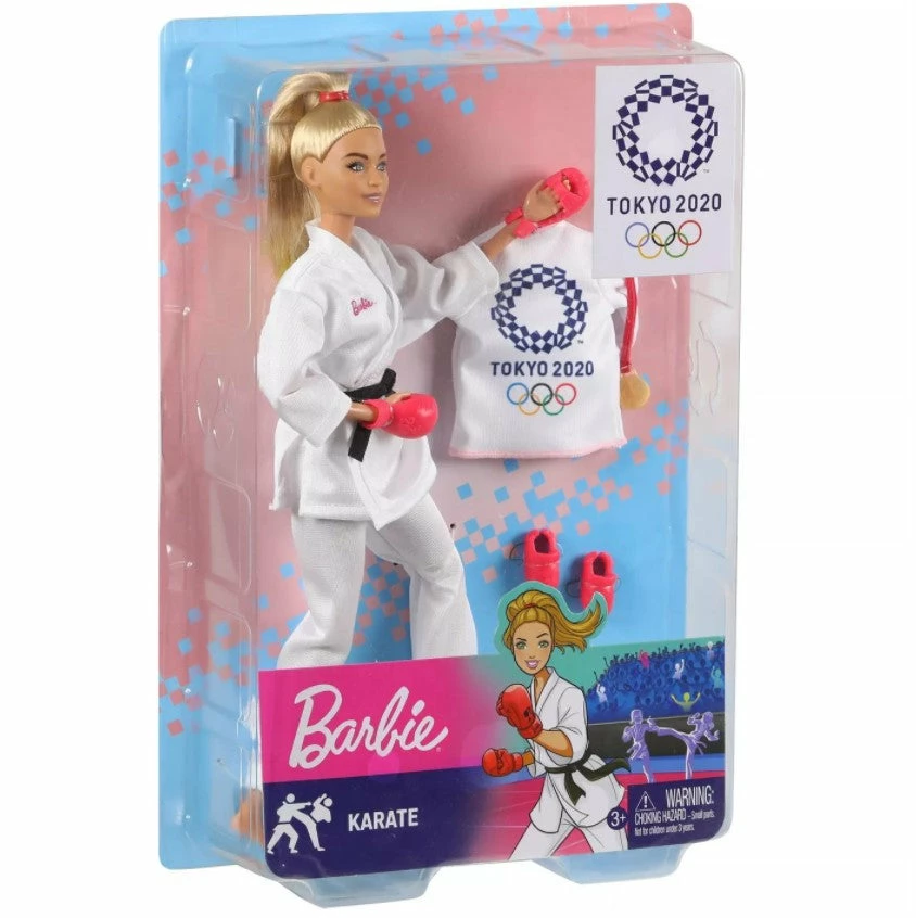 BARBIE CAREER DOLL TOKYO OLYMPICS KARATE 1 BARBIE CAREER DOLL TOKYO OLYMPICS KARATE