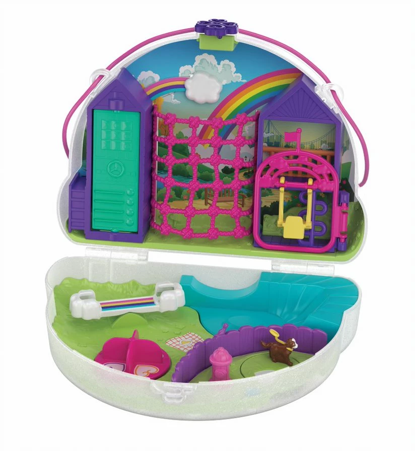 POLLY POCKET RAINBOW DREAM PURSE COMPACT PLAYSET 2 POLLY POCKET RAINBOW DREAM PURSE COMPACT PLAYSET - Image 2