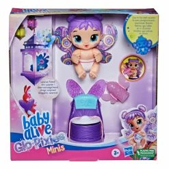 BABY ALIVE GLO PIXIES MINIS PLUM RAINBOW