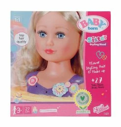dolls store 20 BABY BORN SISTER STYLING HEAD