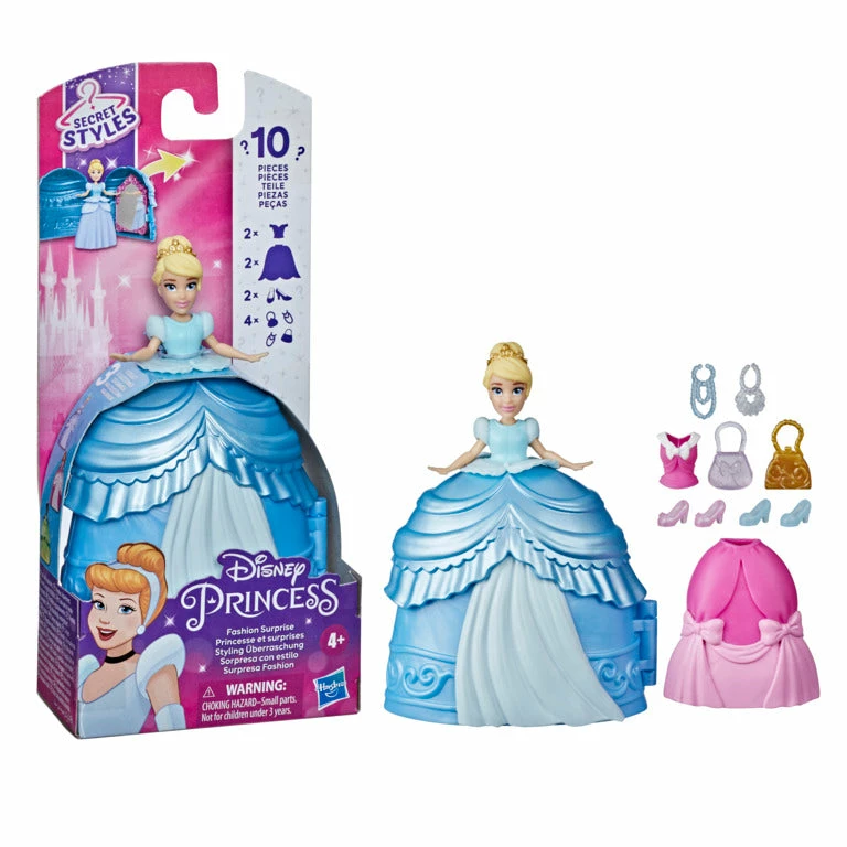 DISNEY PRINCESS FASHION SURPRISE DOLL CINDERELLA 2 DISNEY PRINCESS FASHION SURPRISE DOLL CINDERELLA - Image 2