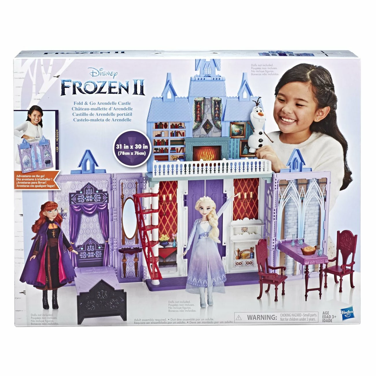 DISNEY FROZEN II FOLD & GO ARENDELLE CASTLE PLAYSET 1 DISNEY FROZEN II FOLD & GO ARENDELLE CASTLE PLAYSET