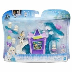 DISNEY FROZEN MINI PLAYSET OLAFS SNOWY PLAYGROUND