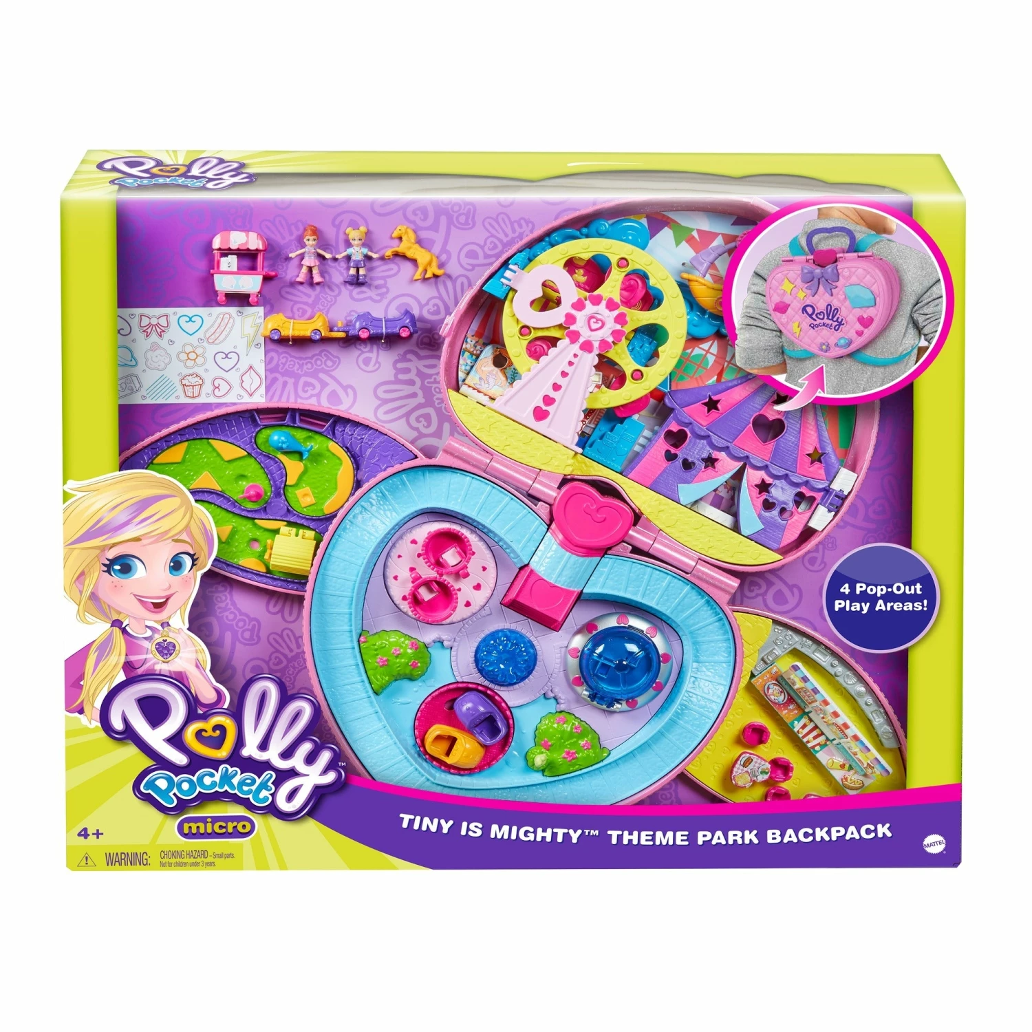 POLLY POCKET TINY IS MIGHTY THEME PARK BACKPACK 1 POLLY POCKET TINY IS MIGHTY THEME PARK BACKPACK