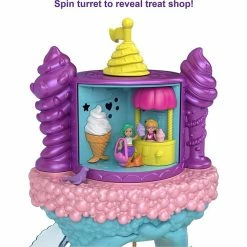 POLLY POCKET RAINBOW FUNLAND MERMAID COVE RIDE 8 POLLY POCKET RAINBOW FUNLAND MERMAID COVE RIDE -dolls store GYK42 04