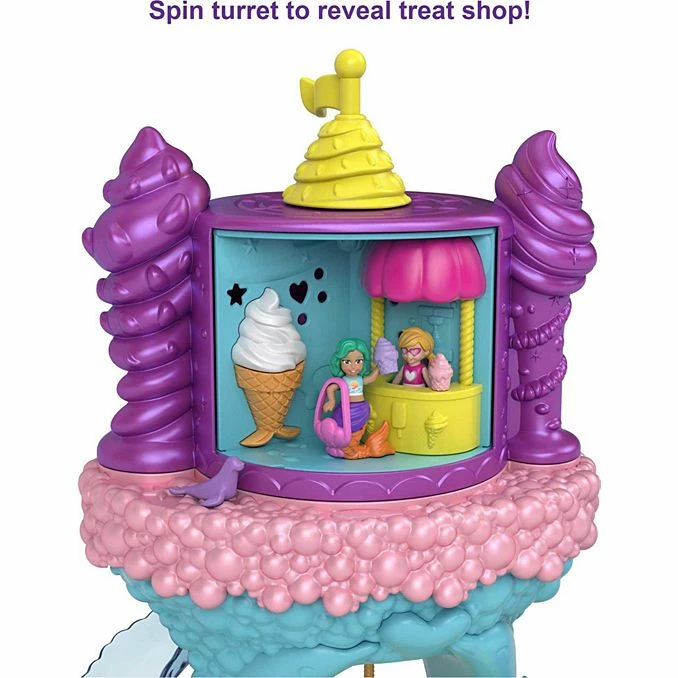 POLLY POCKET RAINBOW FUNLAND MERMAID COVE RIDE 3 POLLY POCKET RAINBOW FUNLAND MERMAID COVE RIDE - Image 3