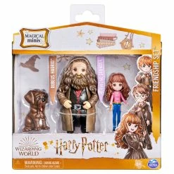HARRY POTTER WIZARDING WORLD RUBEUS HAGRID & HERMIONE GRANGER FRIENDSHIP SET