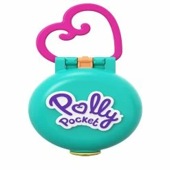 POLLY POCKET TINY COMPACT AQUA -dolls store POLLY POCKET TINY COMPACT AQUA 887961828351 GNG58 1 2