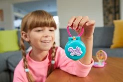 POLLY POCKET TINY COMPACT AQUA -dolls store POLLY POCKET TINY COMPACT AQUA 887961828351 GNG58 1 4
