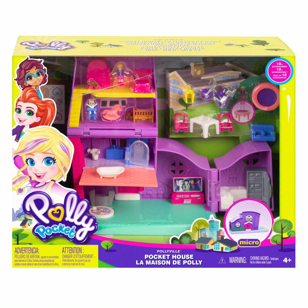 POLLY POCKET POLLYVILLE POCKET HOUSE 1 POLLY POCKET POLLYVILLE POCKET HOUSE