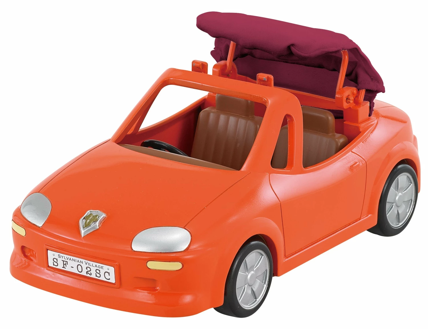 SYLVANIAN FAMILIES CONVERTIBLE CAR ORANGE 2 SYLVANIAN FAMILIES CONVERTIBLE CAR ORANGE - Image 2