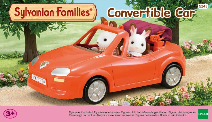 SYLVANIAN FAMILIES CONVERTIBLE CAR ORANGE 4 SYLVANIAN FAMILIES CONVERTIBLE CAR ORANGE - Image 4