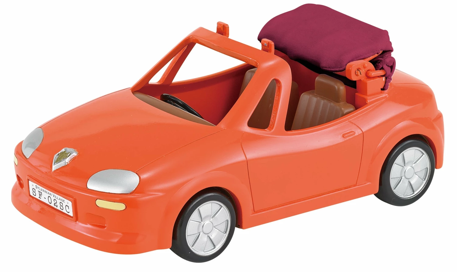 SYLVANIAN FAMILIES CONVERTIBLE CAR ORANGE 1 SYLVANIAN FAMILIES CONVERTIBLE CAR ORANGE