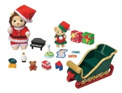 SYLVANIAN FAMILIES MR. LION'S WINTER SLEIGH