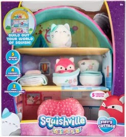 SQUISHMALLOWS SQUISHVILLE LARGE SOFT PLAYSET FIFI'S COTTAGE