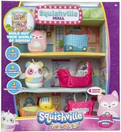SQUISHMALLOWS SQUISHVILLE LARGE SOFT PLAYSET SQUISHVILLE MALL