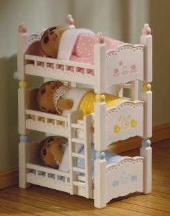 SYLVANIAN FAMILIES TRIPLE BUNK BEDS -dolls store Sylvanian Families Triple Bunk Beds 5038701044486 4448 3