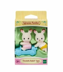 SYLVANIAN FAMILIES CHOCOLATE RABBIT TWINS