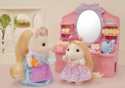 SYLVANIAN FAMILIES PONY'S STYLISH HAIR SALON -dolls store sf5642 7 2ce7a10d 697b 4779 b291 fc727751ac00